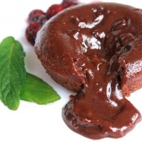 COULANT de chocolate Valrhona "tulankalum" .Cocinado al momento. - COULANT DE CHOCOLATE